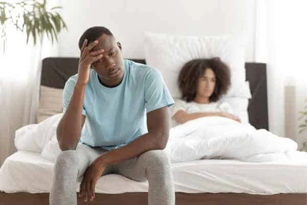 Man upset about ED symptoms Crawley
