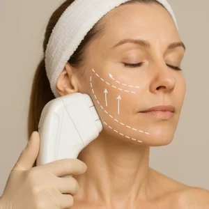 Woman having HI-FU to reduce wrinkles call LA LIPO Crawley Now!