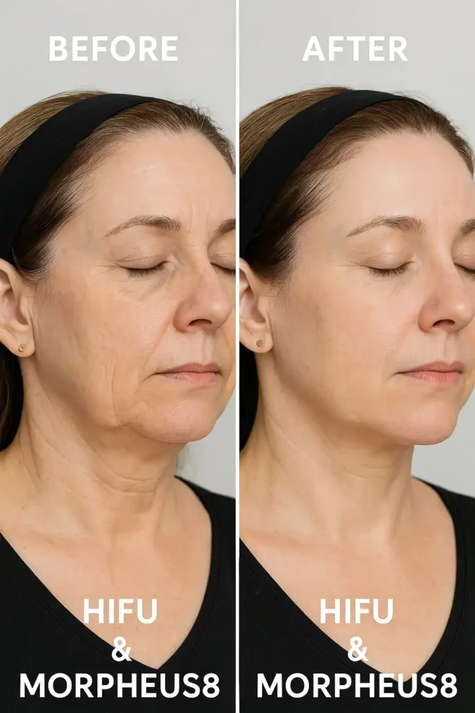 HIFU & Morpheus8 treatment results Crawley - book in today!