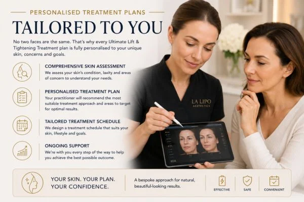 book a consultation about your ultimate lift and tighten treatment Crawley